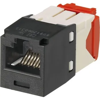 Patch panel CJ5E88TGBL Modul MINI-COM TX UTP, RJ45, kat. 5E, černý