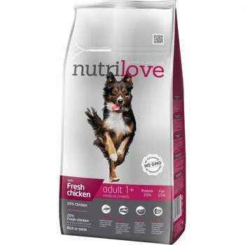 Krmivo pro psa Nutrilove Dog Adult M Fresh Chicken