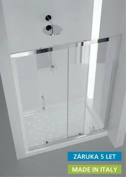 Sprchové dveře Hopa Maya BLMA109CC leštěný hliník, čiré sklo 180 × 190 cm