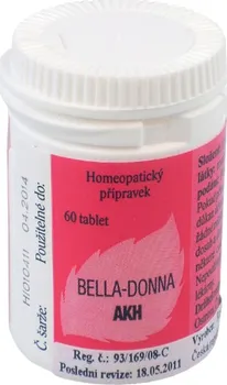 Homeopatikum Rosen Pharma AKH Bella-Donna 60 tbl.