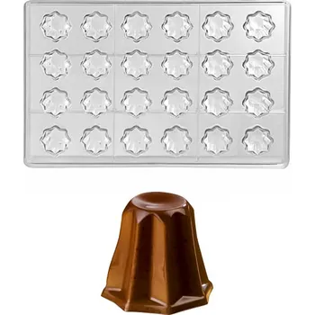 Forma na pečení Forma na pralinky (bábovka pandoro 10g) 6x4 tvary/forma