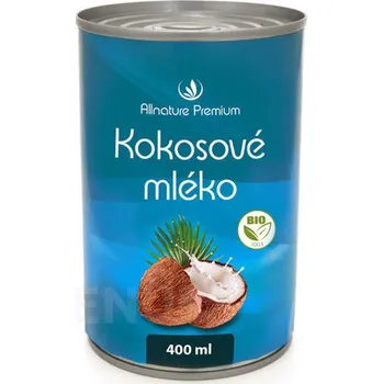 Rostlinné mléko Allnature Bio Kokosové 400 ml