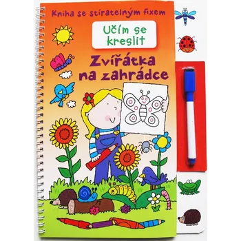 Učím se kreslit - Zvířátka na zahrádce…