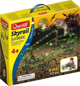 Kuličková dráha Quercetti Skyrail Jurassic 127 ks