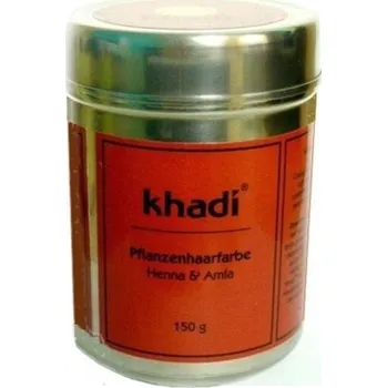 Barva na vlasy Khadi rostlinná barva na vlasy Henna & Amla 150 g