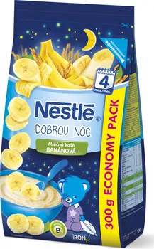 Dětská kaše Nestlé Dobrou noc banánová 300 g