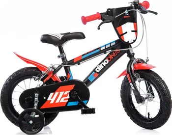 Dětské kolo Dino Bikes 12" černé/červené DB-412US