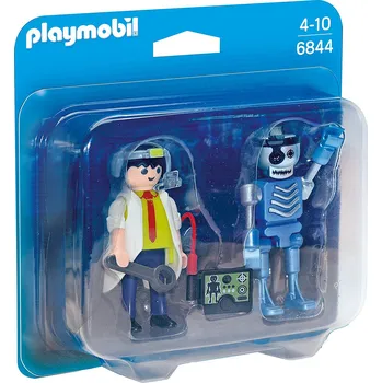 Stavebnice Playmobil Playmobil 6844 Profesor a robot