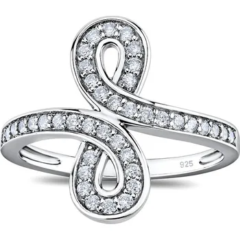 Prsten Stříbrný prsten INFINITY s Brilliance Zirconia JJJR0852