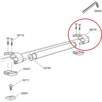 Příslušenství ke střešnímu nosiči Úchyt Thule Back Roller 815 k příčníkům (50712)