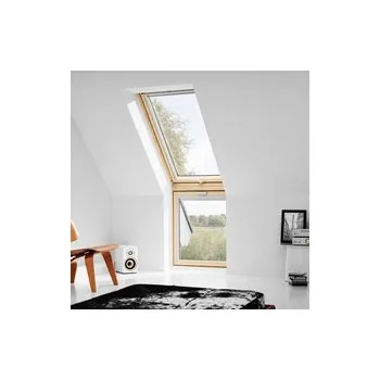Svislé dřevěné doplňkové okno VELUX VFE 3066 rozměr: SK35 114x95 cm