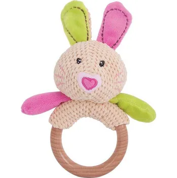 Bigjigs Toys Chrastítko kroužek králíček Bella