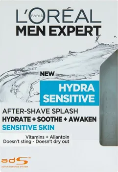 L'Oréal Paris Men Expert Hydra Sensitive voda po holení 100 ml