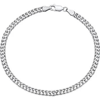 Šperk Stříbrný náramek Double Rombo 4mm TTT2RBMB4