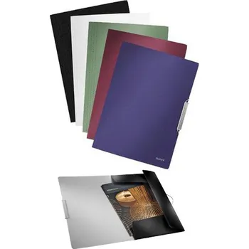 Kancelářské potřeby desky tříchlopňové Leitz Style - granátově červená