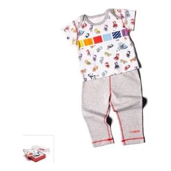 Kojenecká souprava Dětský dárkový set - tričko a kalhoty chlapecké 80cm - 9-12 měsíců N11-VG702-E0-04