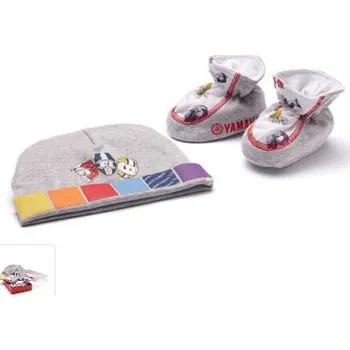 Kojenecká souprava Dětský dárkový set - čepice a boty chlapecké 80cm - 9-12 měsíců N11-KG700-E0-04