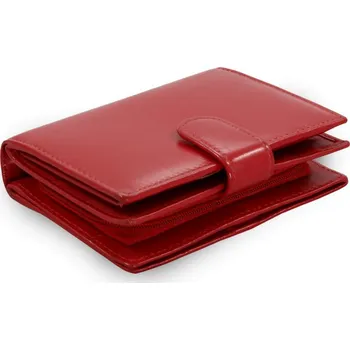 Červená dámská kožená peněženka Kendall