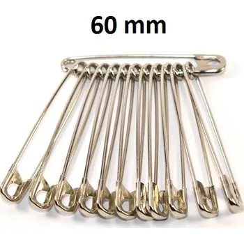 Spínací špendlíky 60 mm balení