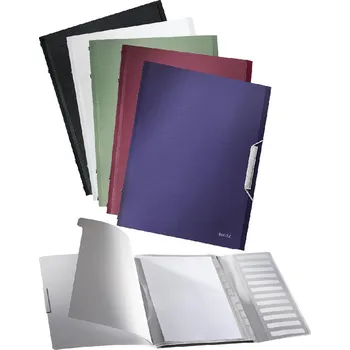 Kancelář třídící kniha Leitz Style 12 dílná - saténově černá