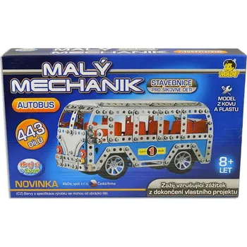 ostatní stavebnice MaDe Malý mechanik autobus 443 dílků