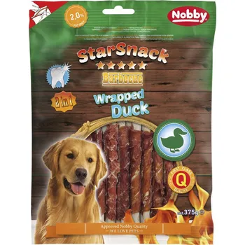 Nobby Starsnack Barbecue Wrapped Duck, 375 g