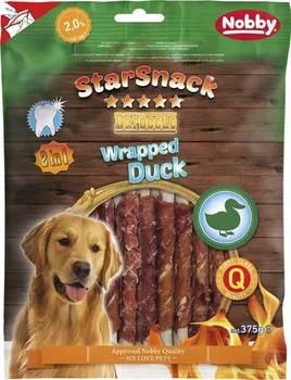 Pamlsek pro psa Nobby Starsnack Barbecue Wrapped Duck