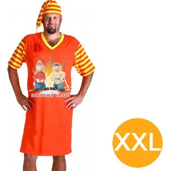 Pánská noční košile Noční košile Pat a Mat - Dokonalý hasič - XXL