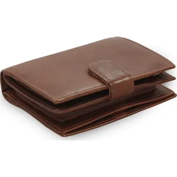 Peněženka Tmavě hnědá dámská kožená peněženka Kendall