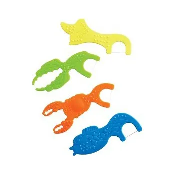 Zubní nit Acclean dentální mečíky s nití pro děti, 3 ks (neutral)