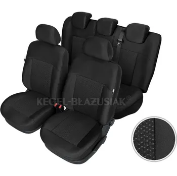 Potah sedadla AUTOPOTAH "KEGEL" SEAT Altea POSEIDON CERNY SADA 15 KS