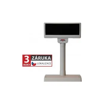 VFD zákaznický displej Virtuos FV-2029M 2x20 9mm, USB, béžový