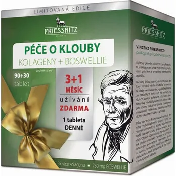 Sportovní výživa Priessnitz Kolag + Boswellie péče o klouby 120 tbl.