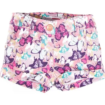 Dívčí kraťasy Dětské dívčí kraťasy Minoti motýlci 1-3 roky Velikost: 86