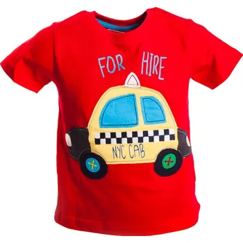 Chlapecké tričko Chlapecké tričko červené taxi 0-3 roky Velikost: 80