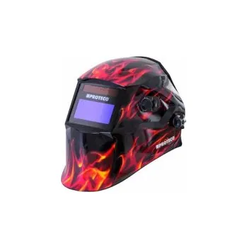 Svářečská kukla kukla svářečská samostmívací P850RM-C s motivem plamene PROTECO