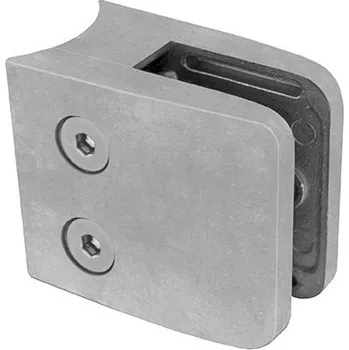 Zábradlí Úchyt skla ZAMAK, D42,4x2/52x52mm