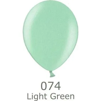 Balónek Balonek světle zelený metalický 074 Belbal 1100074