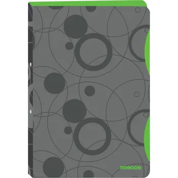 Kancelářské potřeby KARTON P+P Pořadač A4/15 PP 4 kroužkový, hřbet 20 mm, DUO COLORI - šedý/zelený