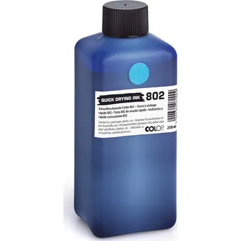 COLOP Razítková barva rychleschnoucí 802 - 250 ml - černá