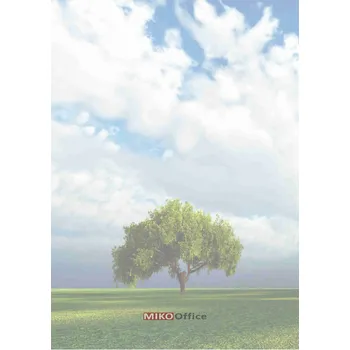 Kancelářský papír Smuteční oznámení A4, papír 90g - vzor 11 - strom zelený