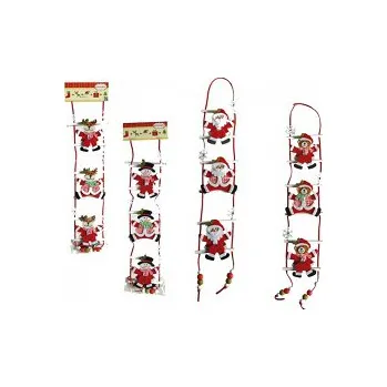 Vánoce Dekorace vánoční figurky zavešené 32cm 946302