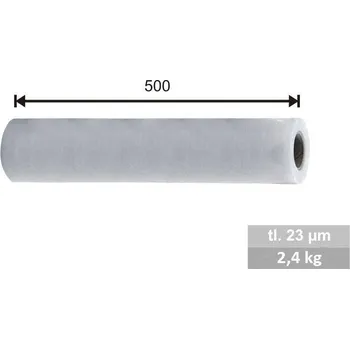 Stretch fólie 50 cm, 23 µm, čirá - 2,3 kg