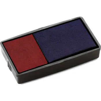 COLOP Náhradní polštářek dvoubarevný E/40/S6 - modro-červený