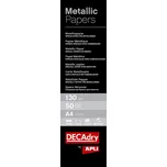 APLI Barevný papír metalický 130 g, A4, 50 listů - perleťový