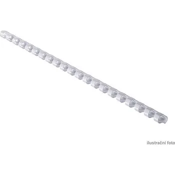 Vázací hřbet Kroužkový hřbet pro vazbu 28 mm - bílý