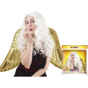 Karnevalová paruka Rappa paruka anděl dlouhé vlasy