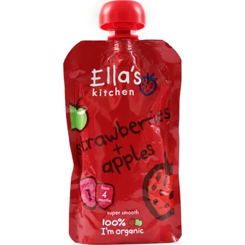 Ella's Kitchen kapsička 120 g, jahoda a jablko