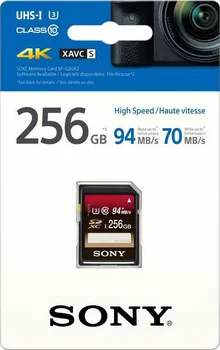 Paměťová karta Sony SDXC 256 GB Class 10 UHS-I U3 (SFG2UX2