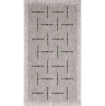 Koberec Floorlux 20008 Silver Black 80 x 150 cm